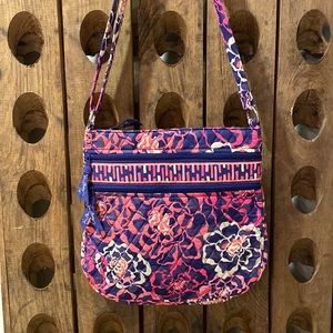Vera Bradley Triple Zip Hipster Crossbody Bag